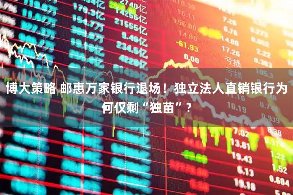 博大策略 邮惠万家银行退场！独立法人直销银行为何仅剩“独苗”？