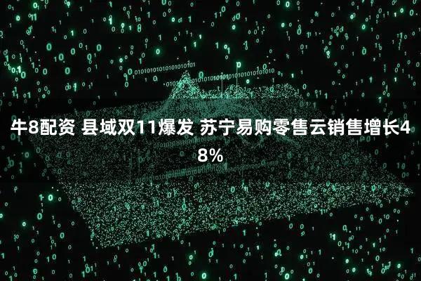 牛8配资 县域双11爆发 苏宁易购零售云销售增长48%